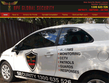 Tablet Screenshot of bpfglobalsecurity.com.au